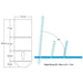 ABCO Dynamic Sliding Top Tilt Table dimensions