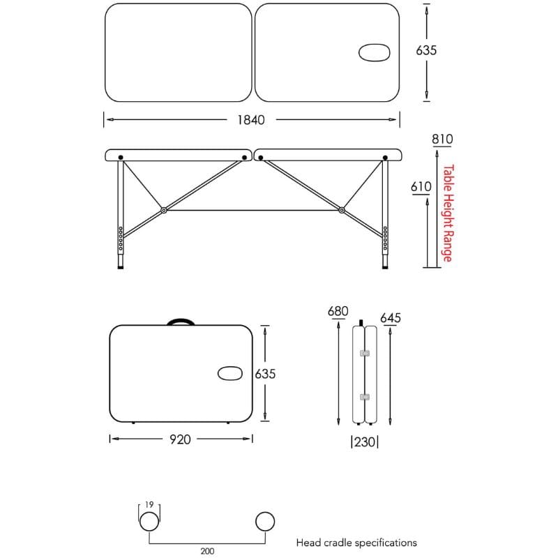 Centurion Elite 635 dimensions