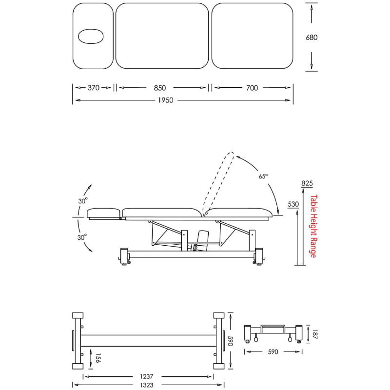 Centurion Value Lift Treatment Dimensions