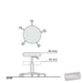 Healthtec Operator Stool dimensions