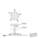 Healthtec_Therapist_Round_Top_Stool_with_BackRest_dimensions