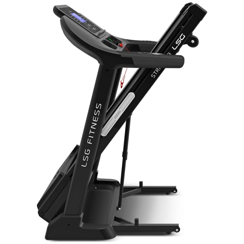 LSG Stride M3 Treadmill folded view