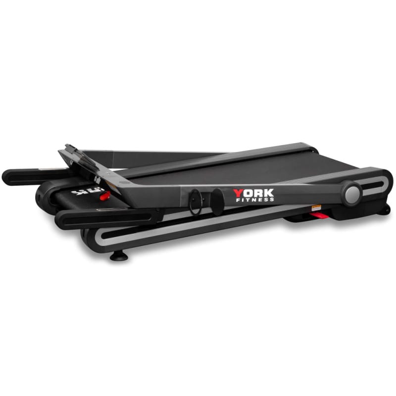 York Fitness Delta T500 Treadmill folded view