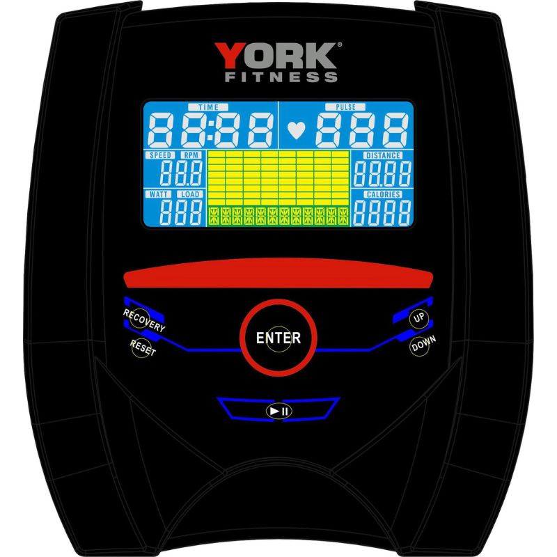 York RB420 Recumbent Bike screen view