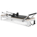 contour pro aluminium pilates reformer machine rear view